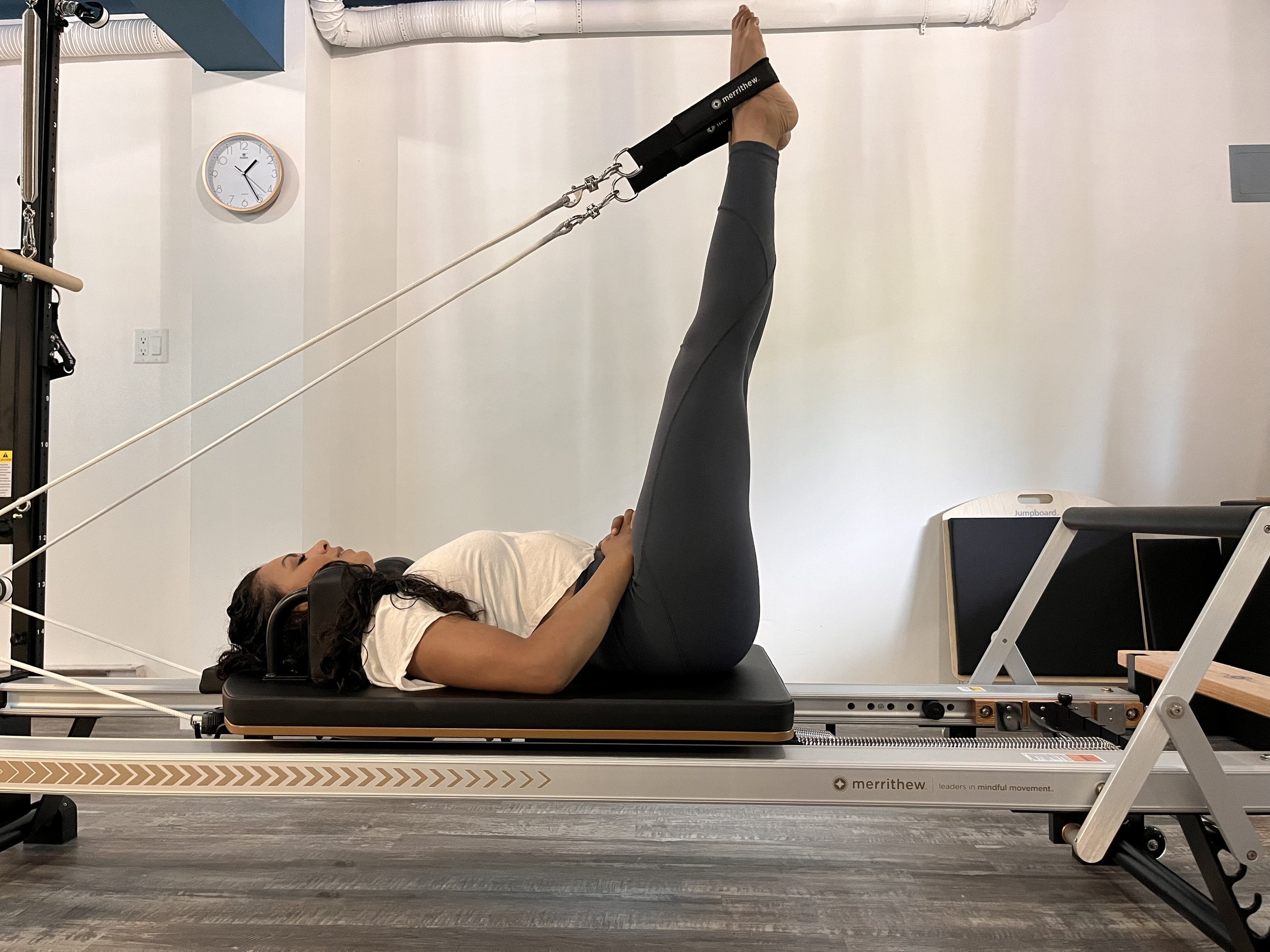 Introduction To The Reformer: Legs In Straps - Introduction To The Reformer  Program - Pilates by Lisa