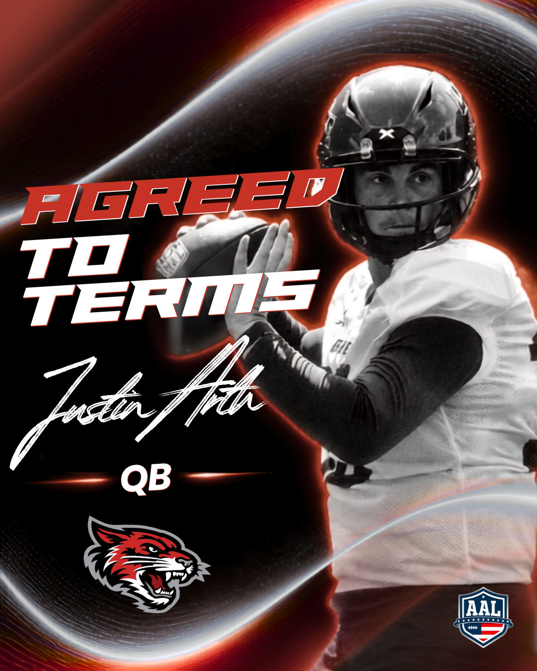 Pro Football Journeyman QB, Justin Arth agrees to terms with American Arena League's Rome Red Cats for 2027 AAL Season