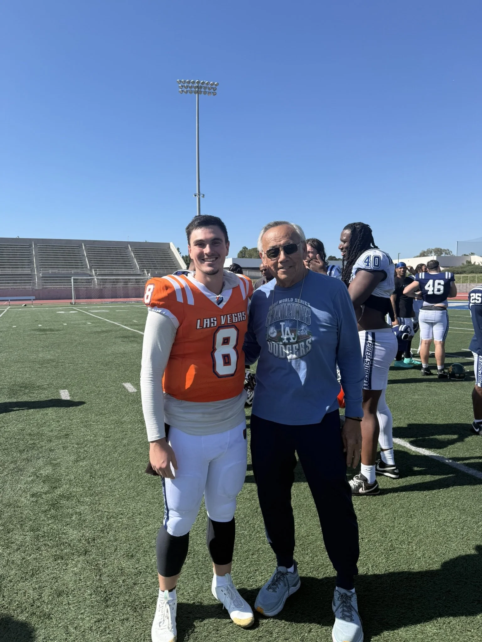 NFL QB Justin Arth and Coach Norm Chow; The Pro Showcase February 2026