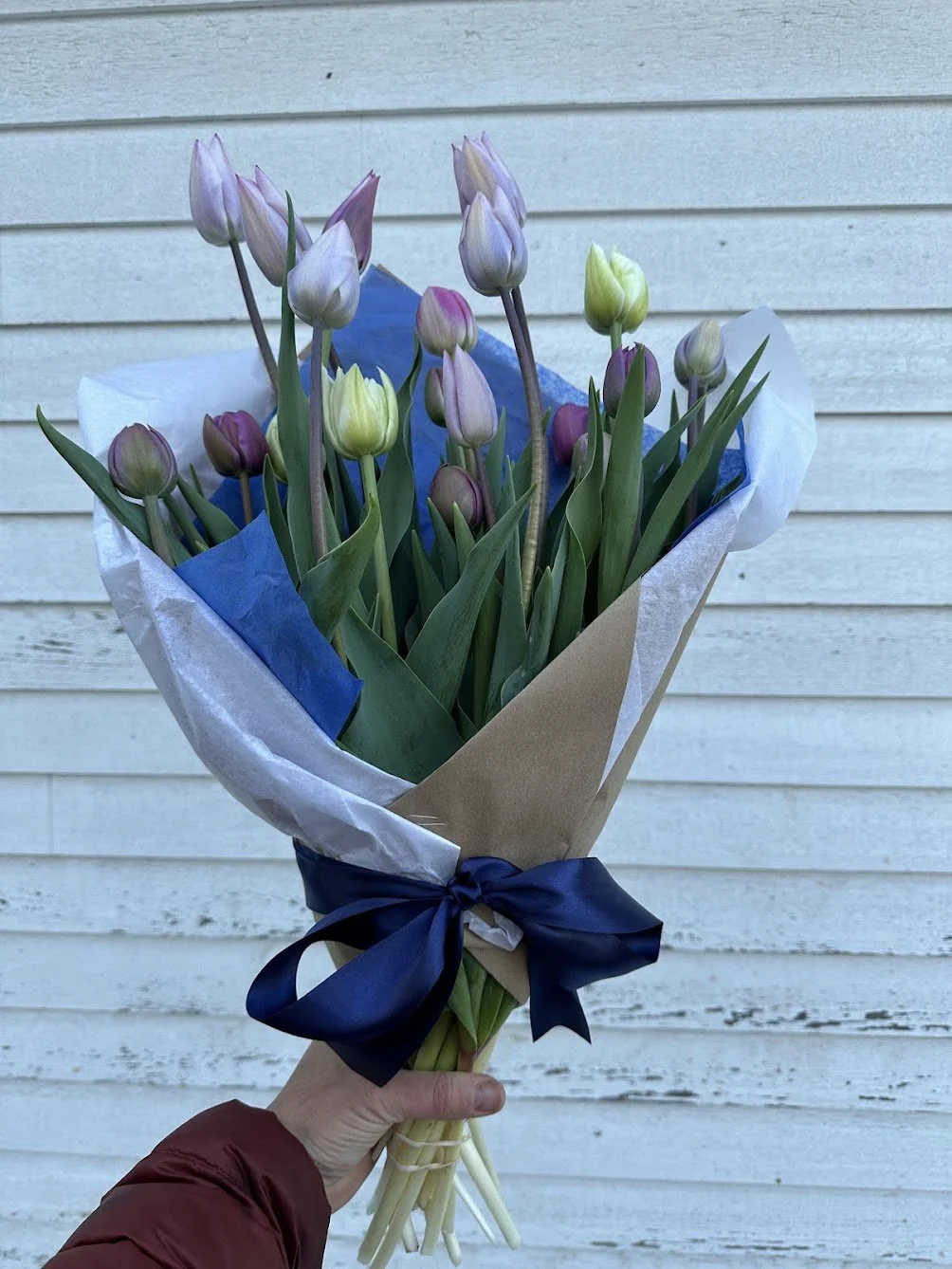 XL Tulip Bouquet for a Top-Notch Mama-WITH DELIVERY