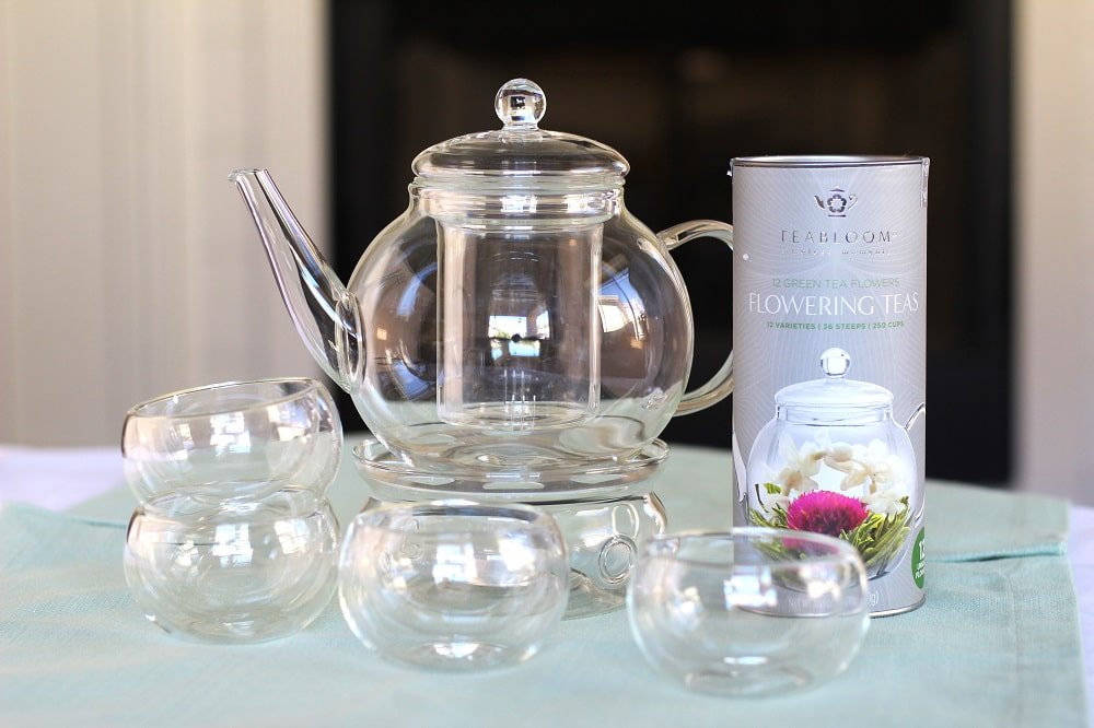 TEABLOOM Celebration Teapot & Blooming Tea Garden Teas!