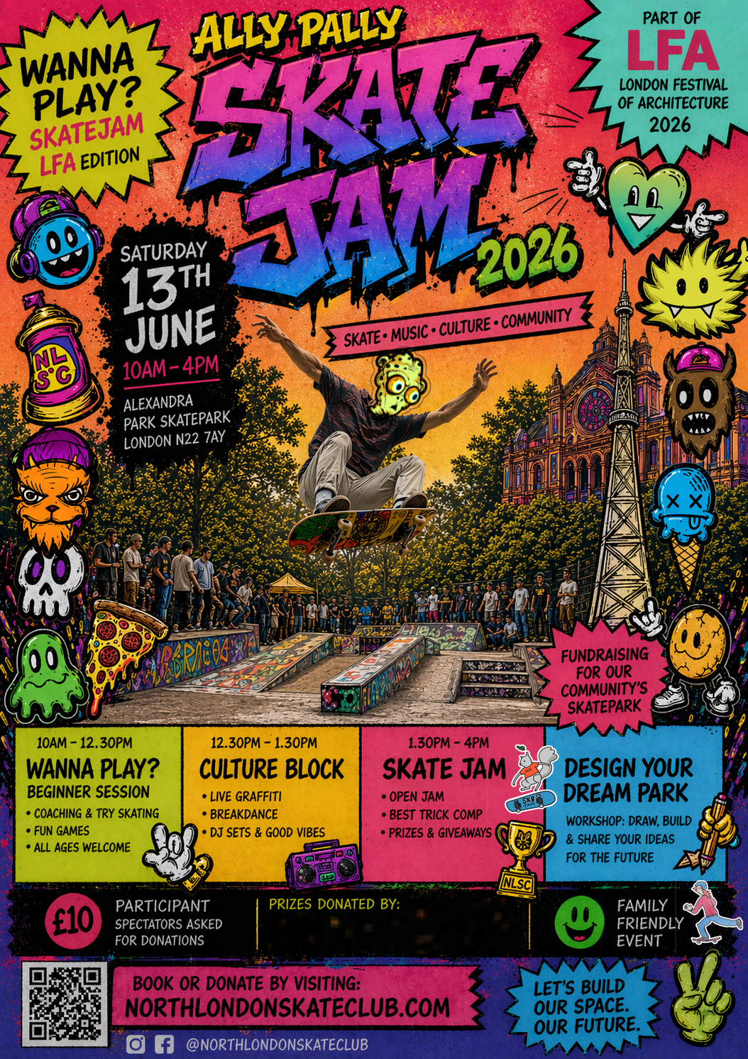 Ally Pally Skate Jam - 13 June 2026