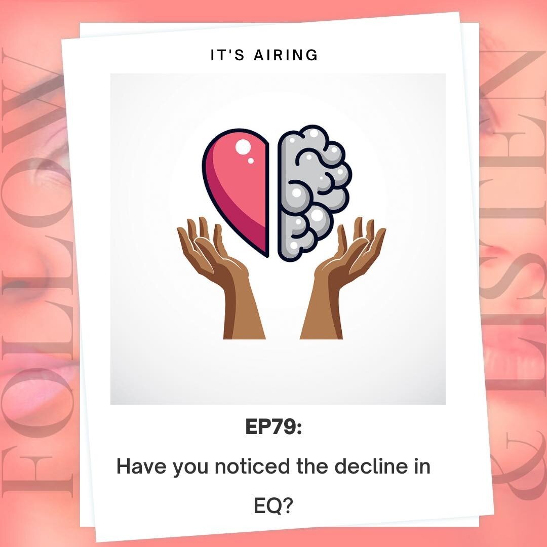 Hey everyone! Today we dropped a brand new episode. We discuss the top five characteristics of emotional intelligence and how the pandemic has caused a decline in social skills. Many of us have been noticing the over stimulation while in the office. 