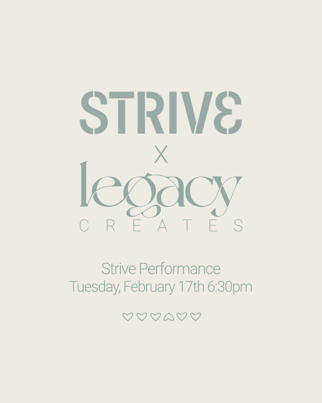 Legacy Creates x Strive Performance