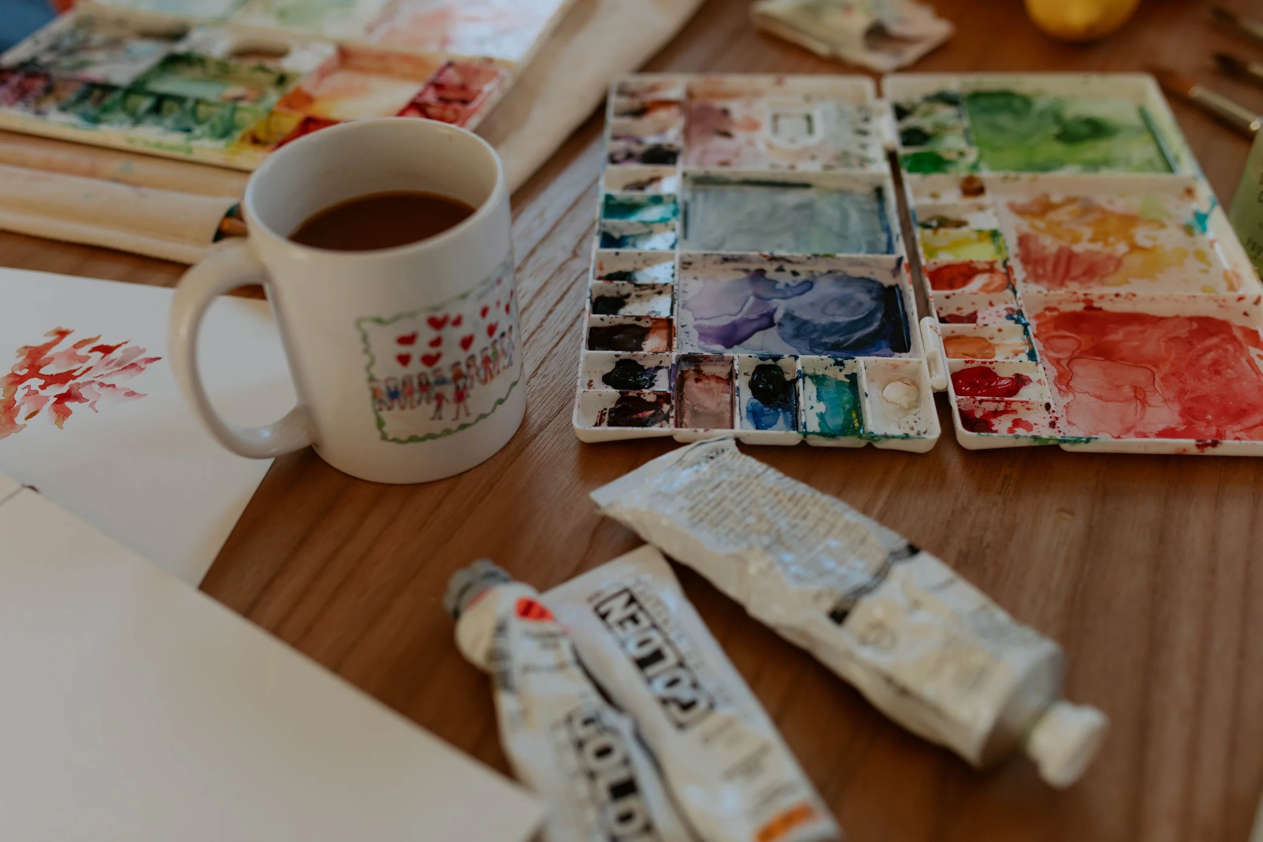 Legacy Studio artists collaborating in Charleston studio