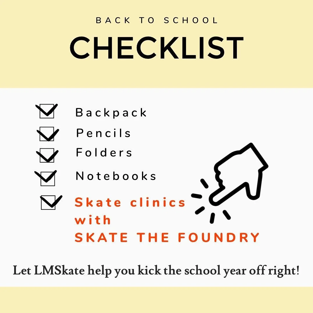 LMSkate is bringing @skatethefoundry back for more skateboard clinics!! 🙌 
This time we will be hosting clinics at the Narberth Skatepark on September 18. SAVE THE DATE! More information coming soon!!