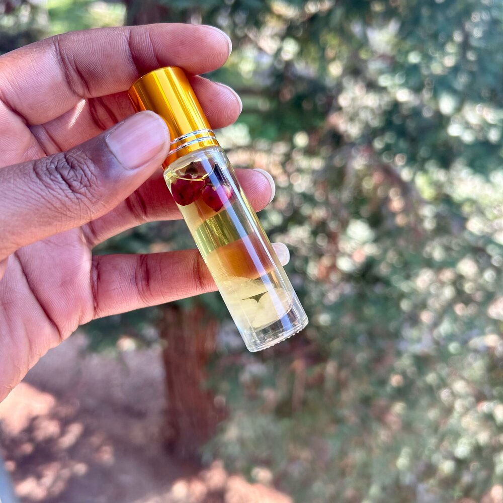 Amber Resin Infused Rollerball