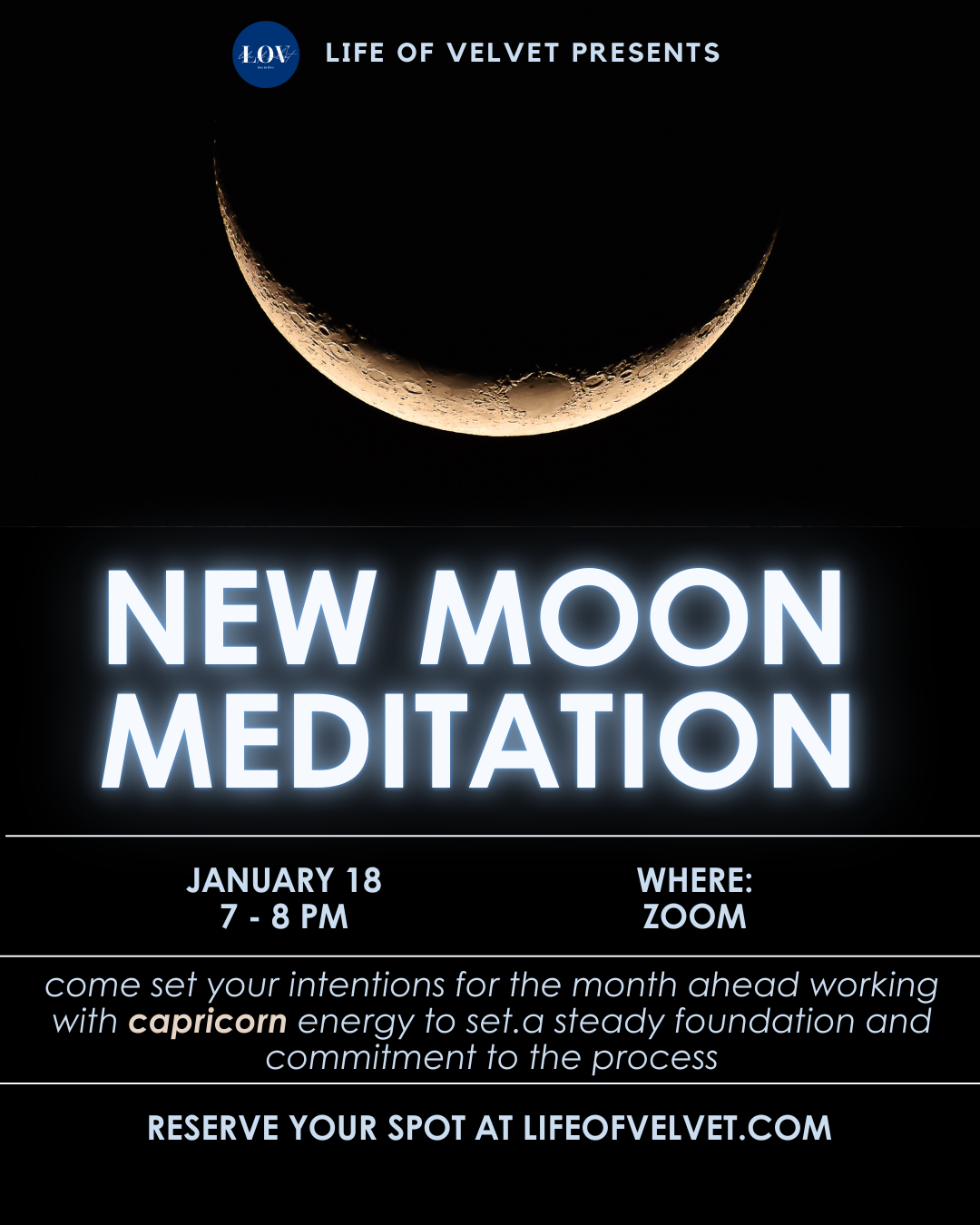 january new moon meditation