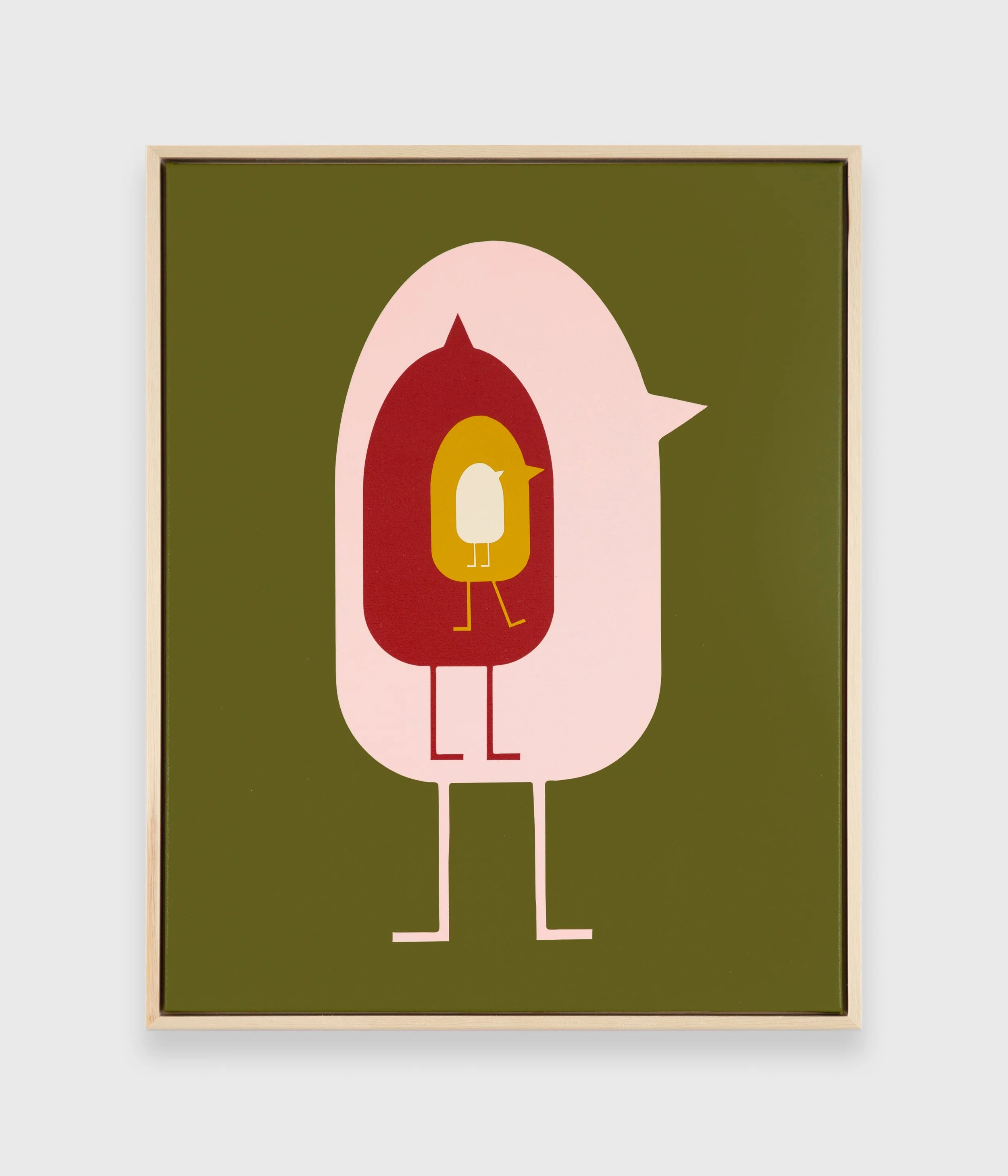 Bird 15 | 42.5 x 52.5cm | Acrylic on framed canvas