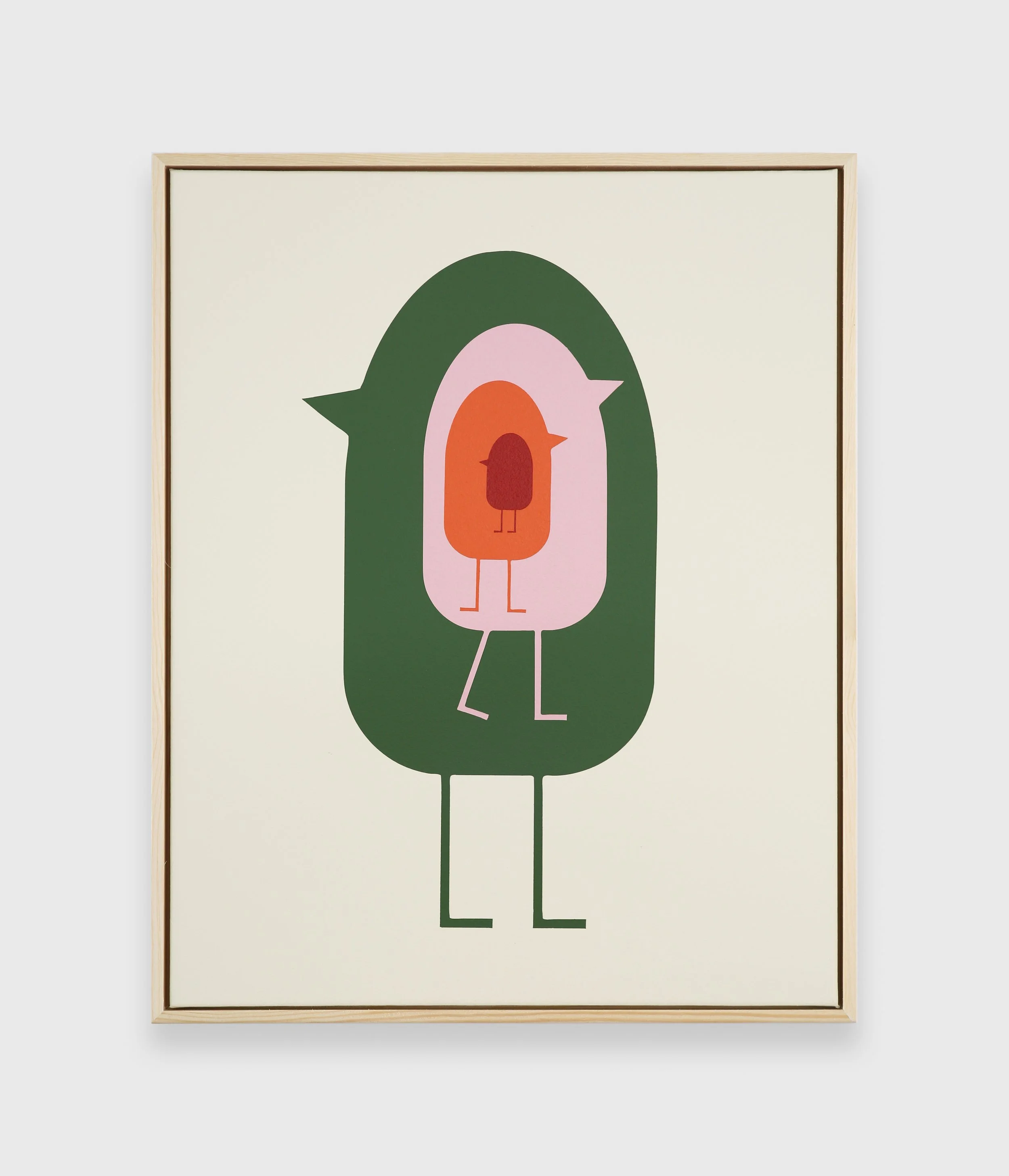 Bird 19 | 42.5 x 52.5cm | Acrylic on framed canvas | SOLD