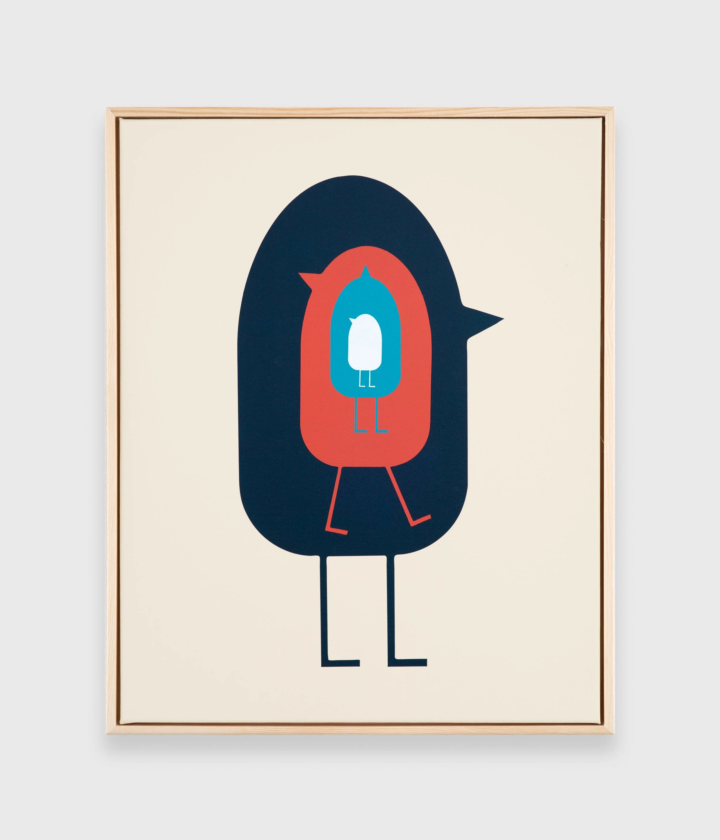 Bird 17 | 42.5 x 52.5cm | Acrylic on framed canvas