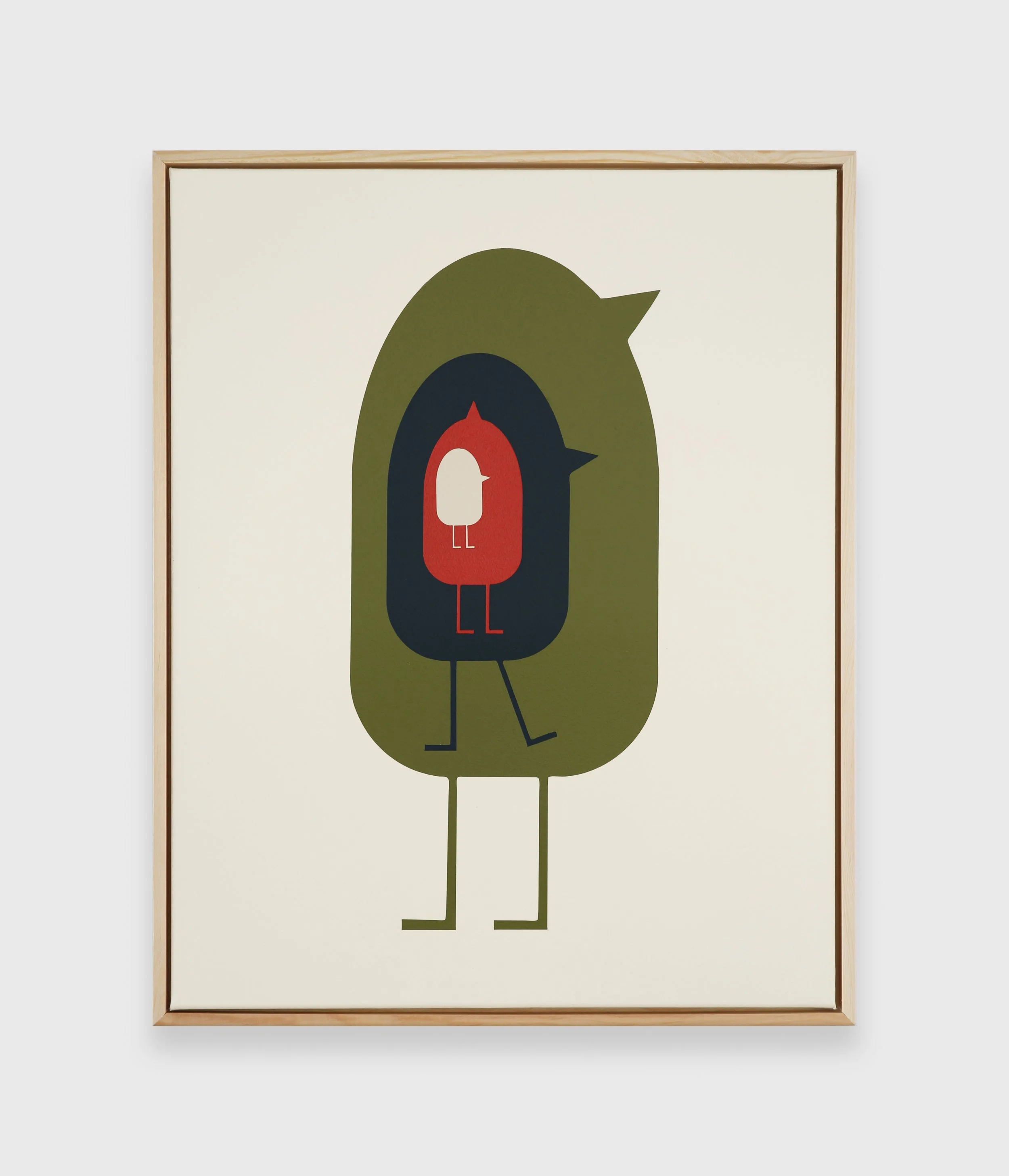 Bird 18 | 42.5 x 52.5cm | Acrylic on framed canvas