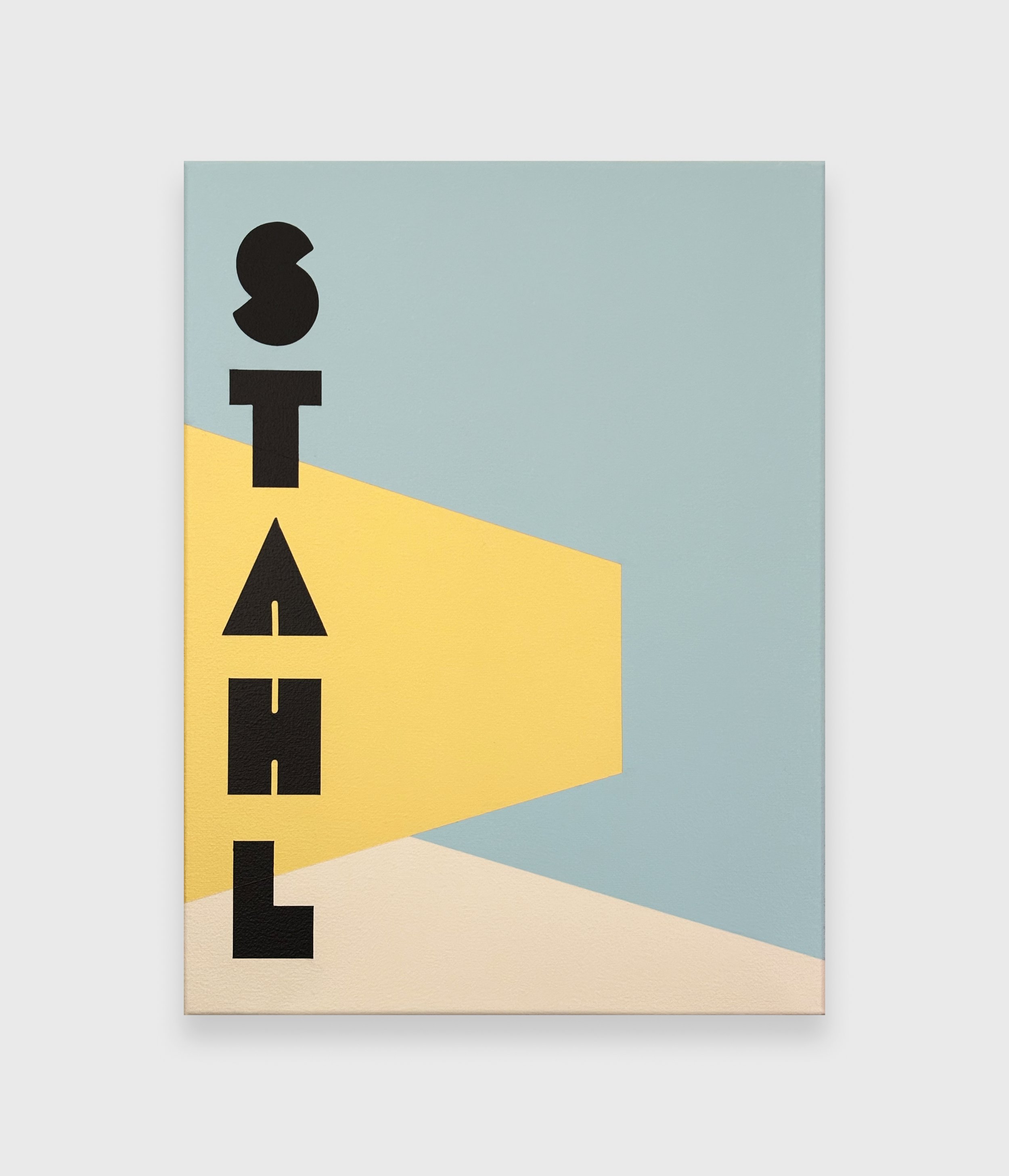 Study for STAHL | 40.5 x 30.5cm | Acrylic on canvas