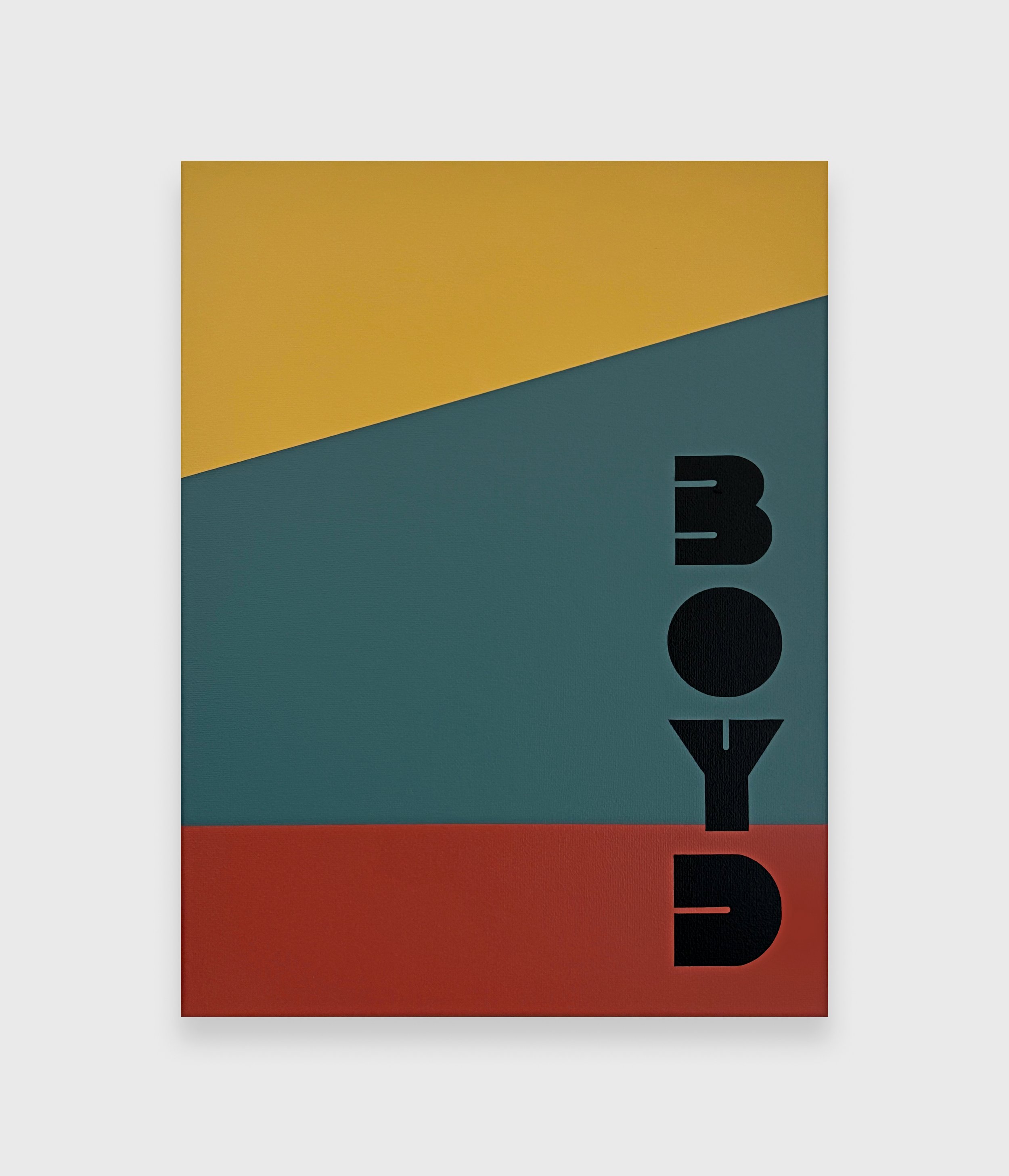 Study for BOYD | 40.5 x 30.5cm | Acrylic on canvas