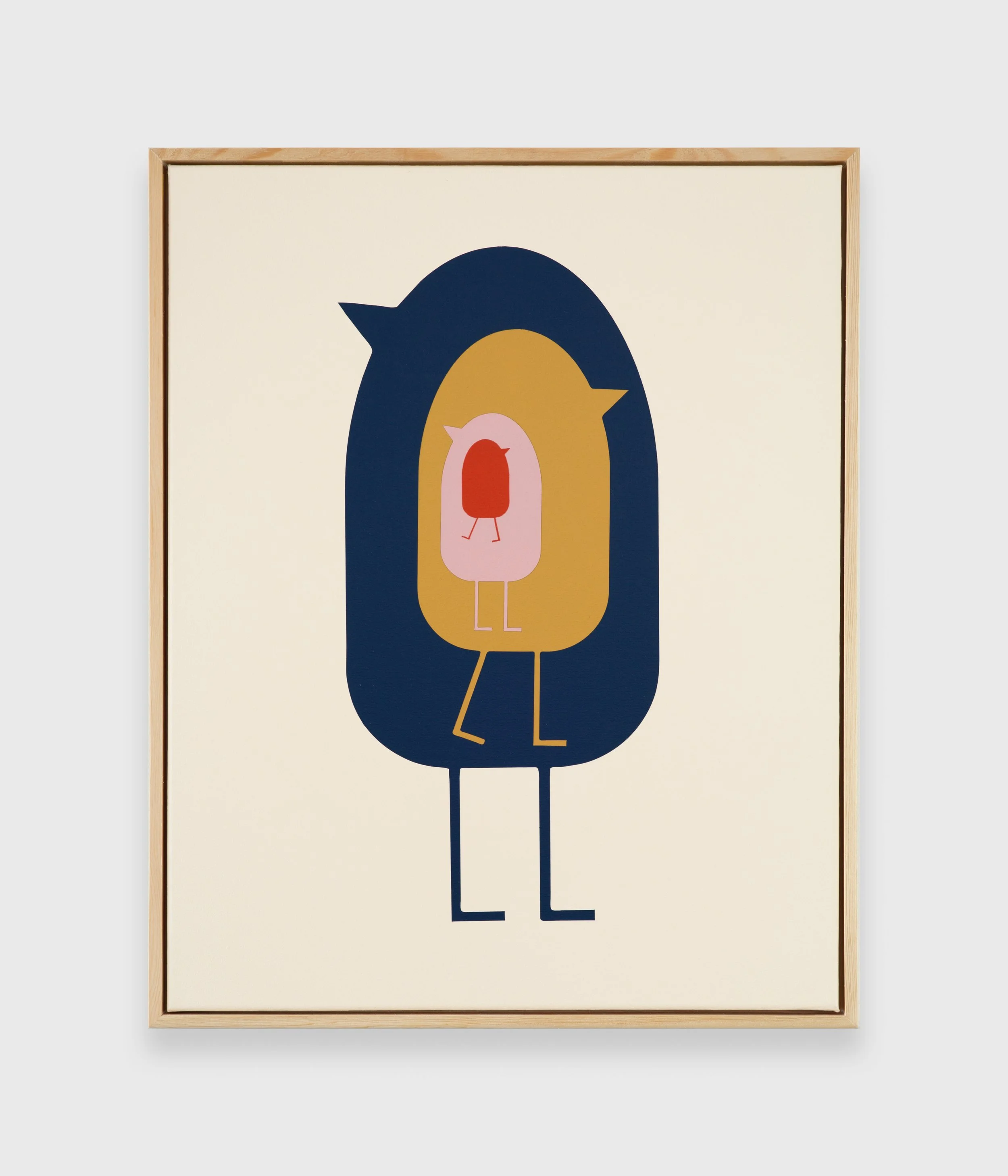 Bird 16 | 42.5 x 52.5cm | Acrylic on framed canvas