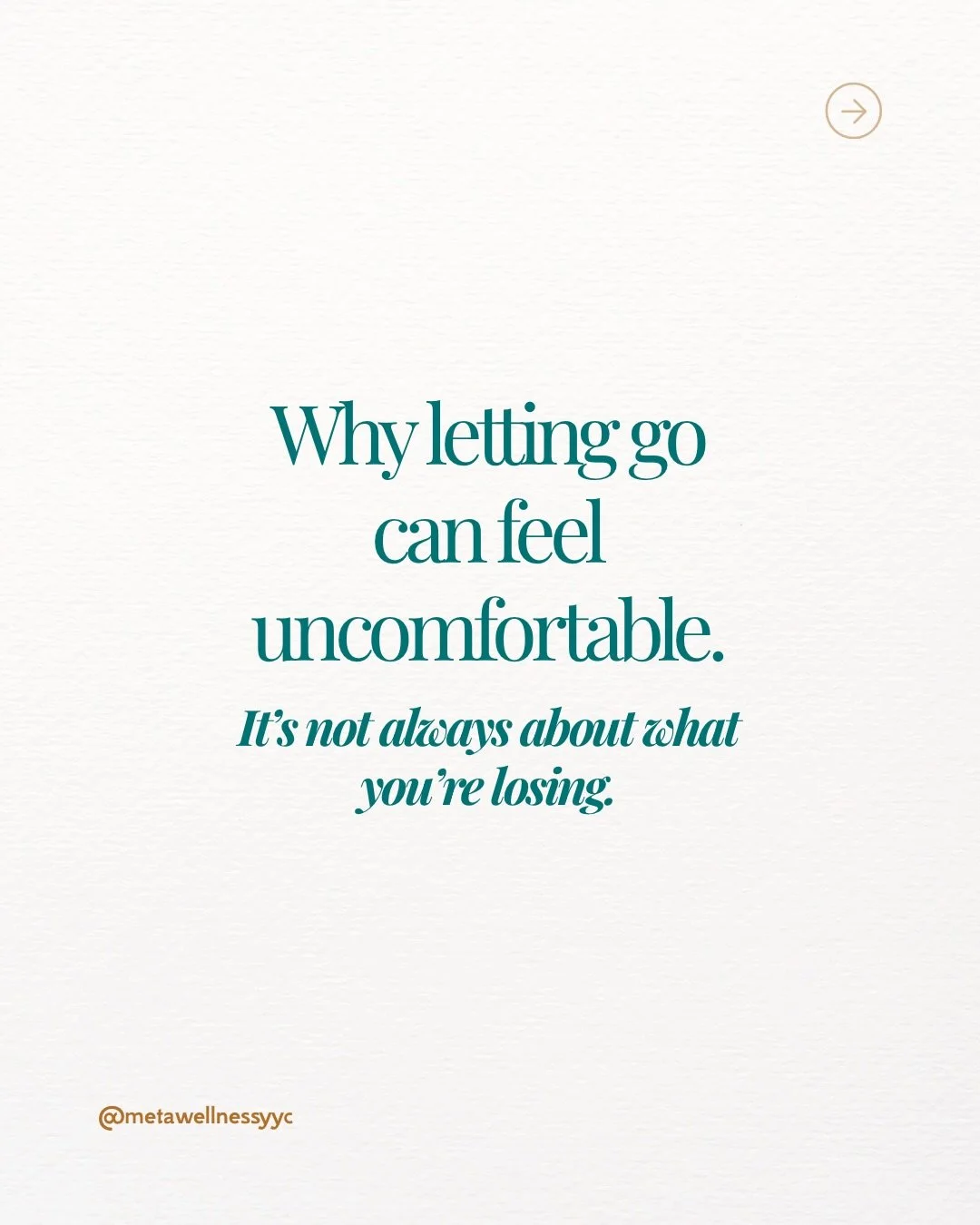 We&rsquo;ve all held onto something longer than we should&rsquo;ve because it felt familiar. 

Maybe it was changing a habit, releasing an expectation, or stepping into something new. All things decisions can bring up a lot of uncertainty, even if we