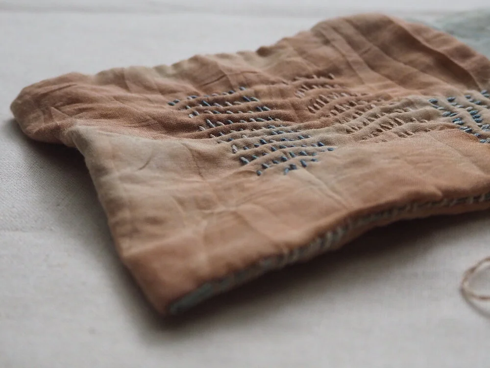 Choosing fabrics for slow stitching - natural animal fibres