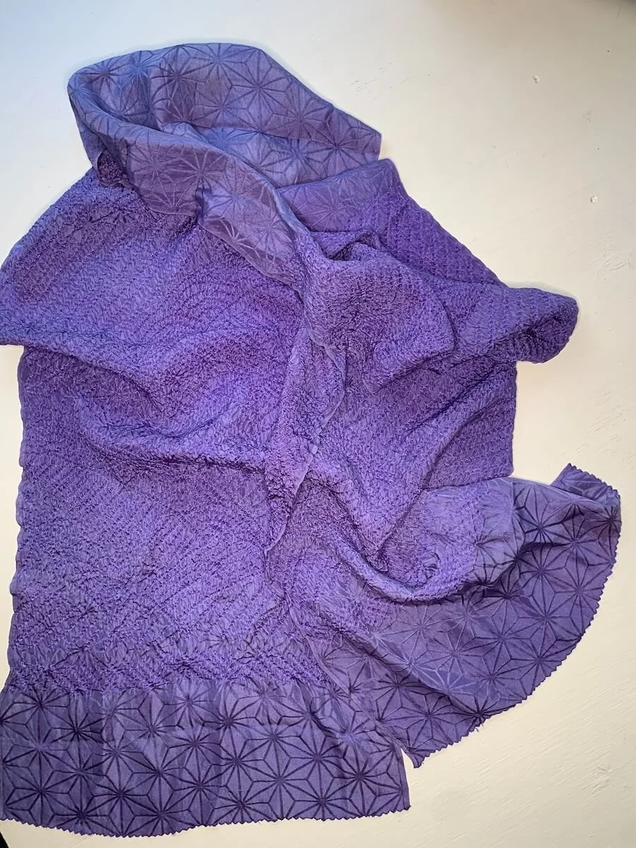 Japanese Kanoko Shibori fabric — petalplum