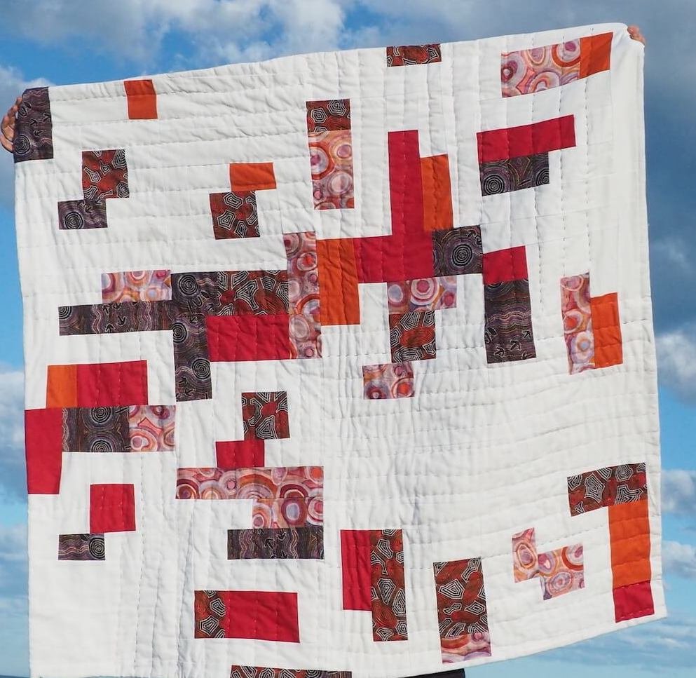 How to make an improvisational quilt with a pattern — petalplum