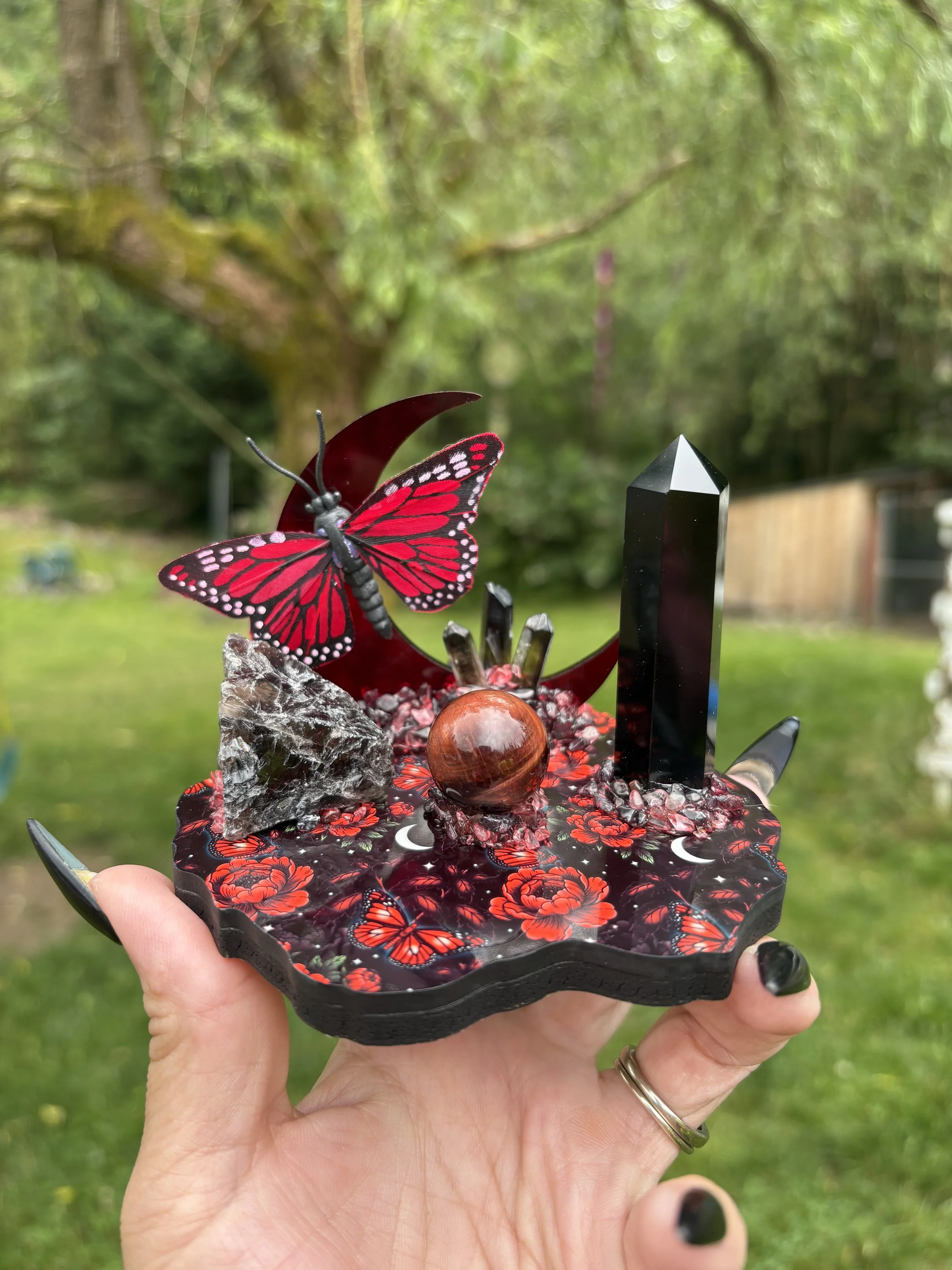 Mini Moon with Obsidian Tower
