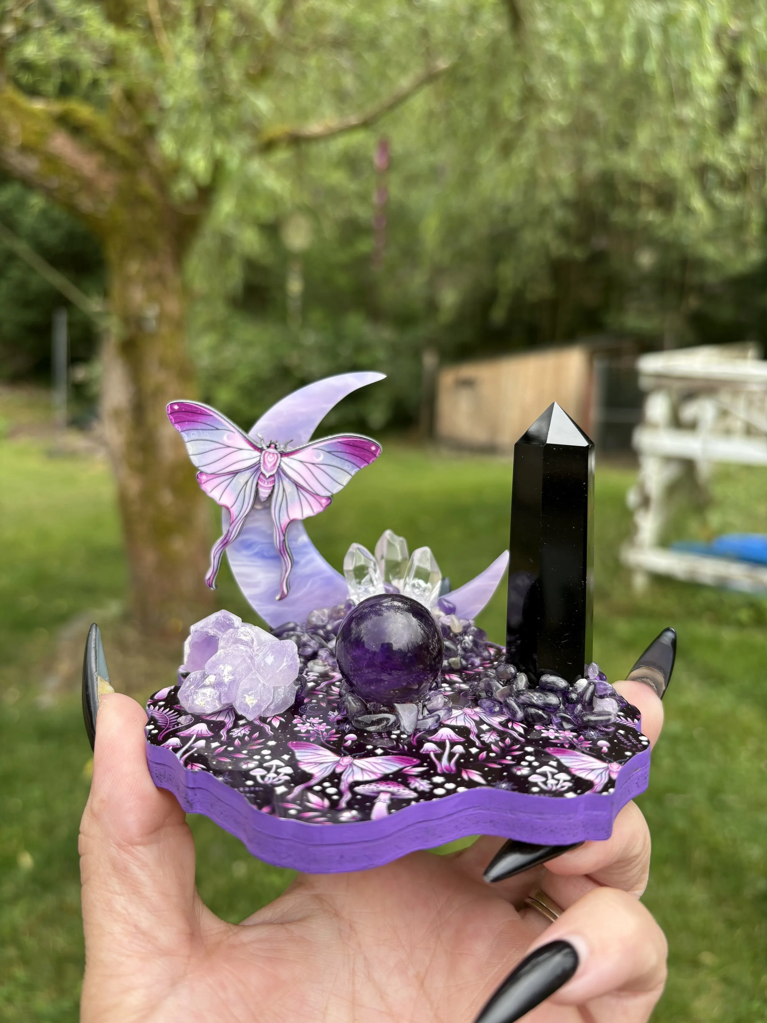 Mini moon with Obsidian Tower