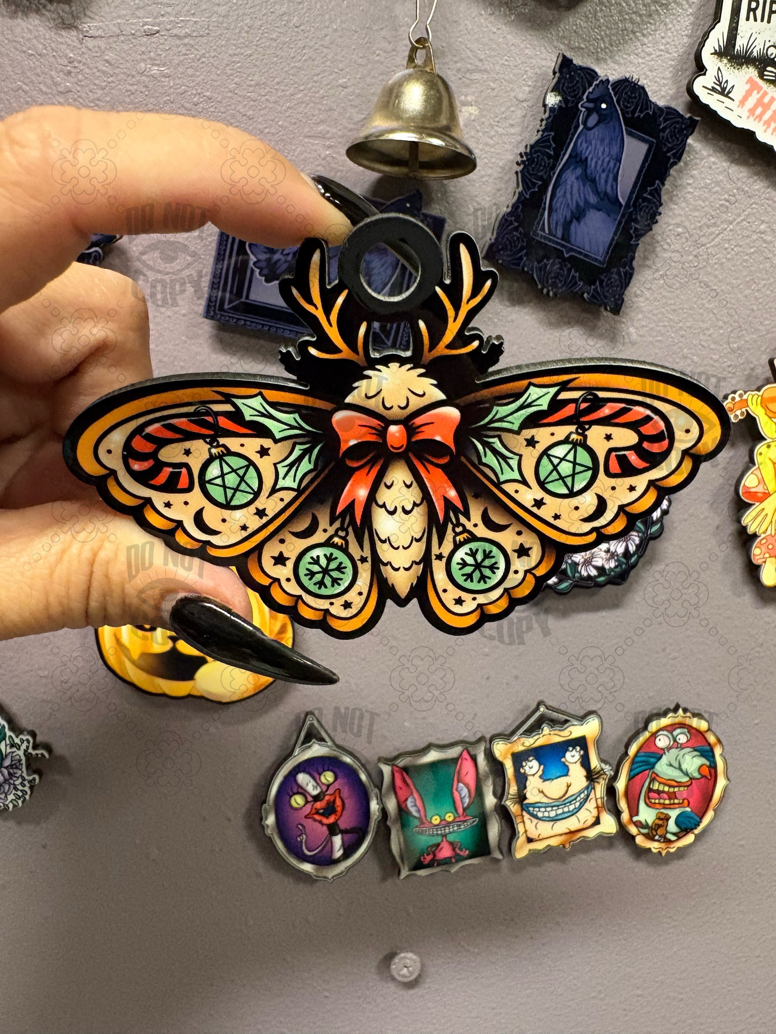 Yule Moth #2 Ornament