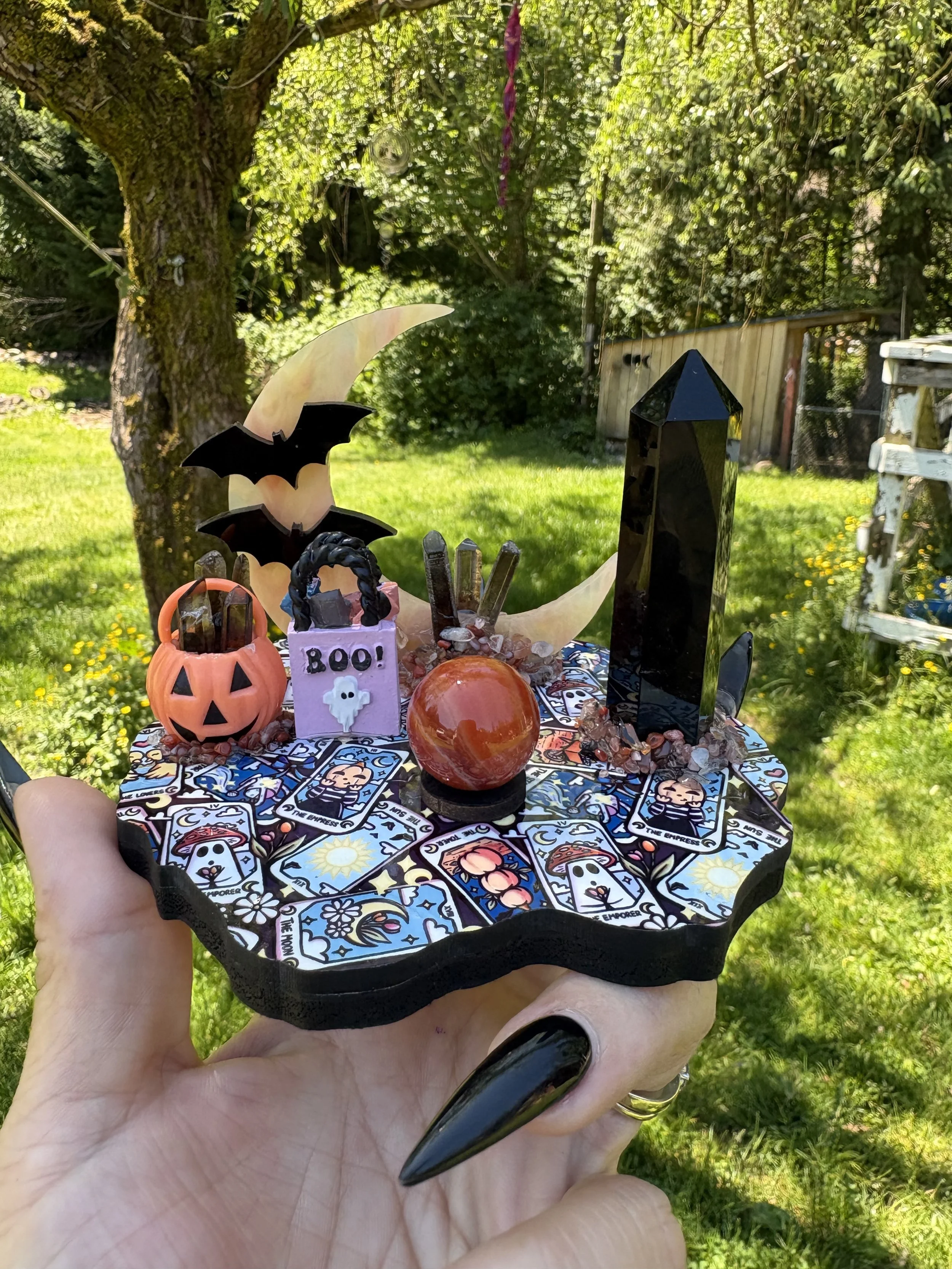Mini Moon with Obsidian Tower