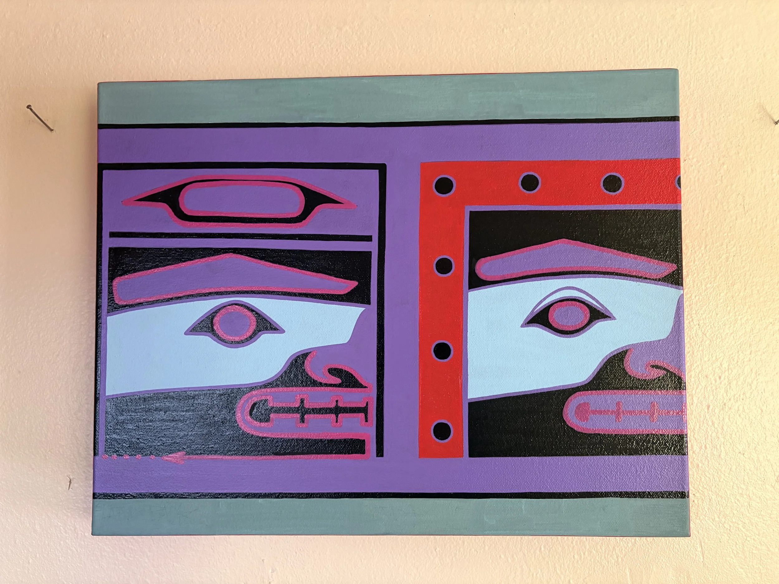 RAFFLE Chilkat Painted Canvas