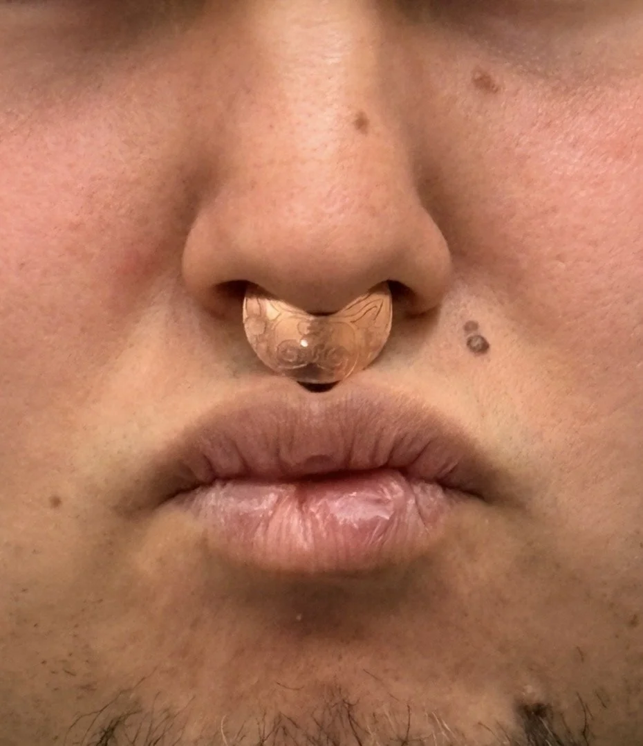 Middle Finger Ghostface Septum
