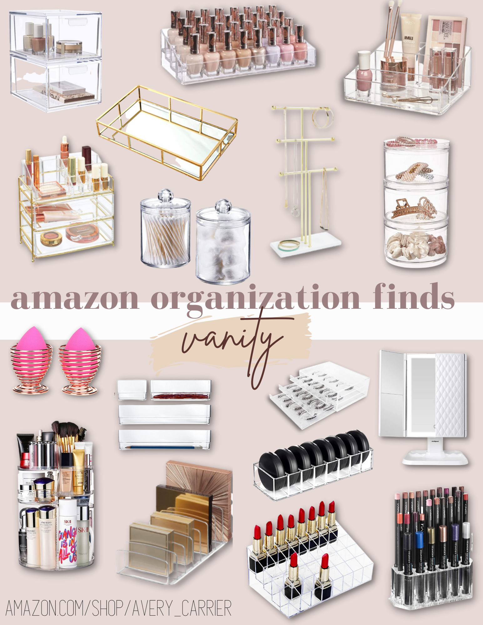 Amazon Vanity Organization