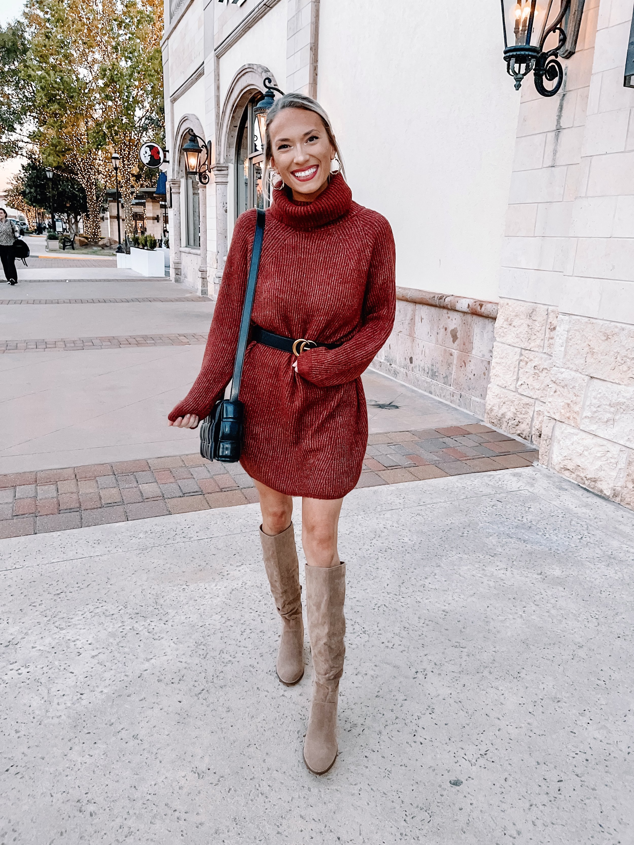 Sweater Dress for Thanksgiving from Red Dress Boutique — Avery Carrier ...