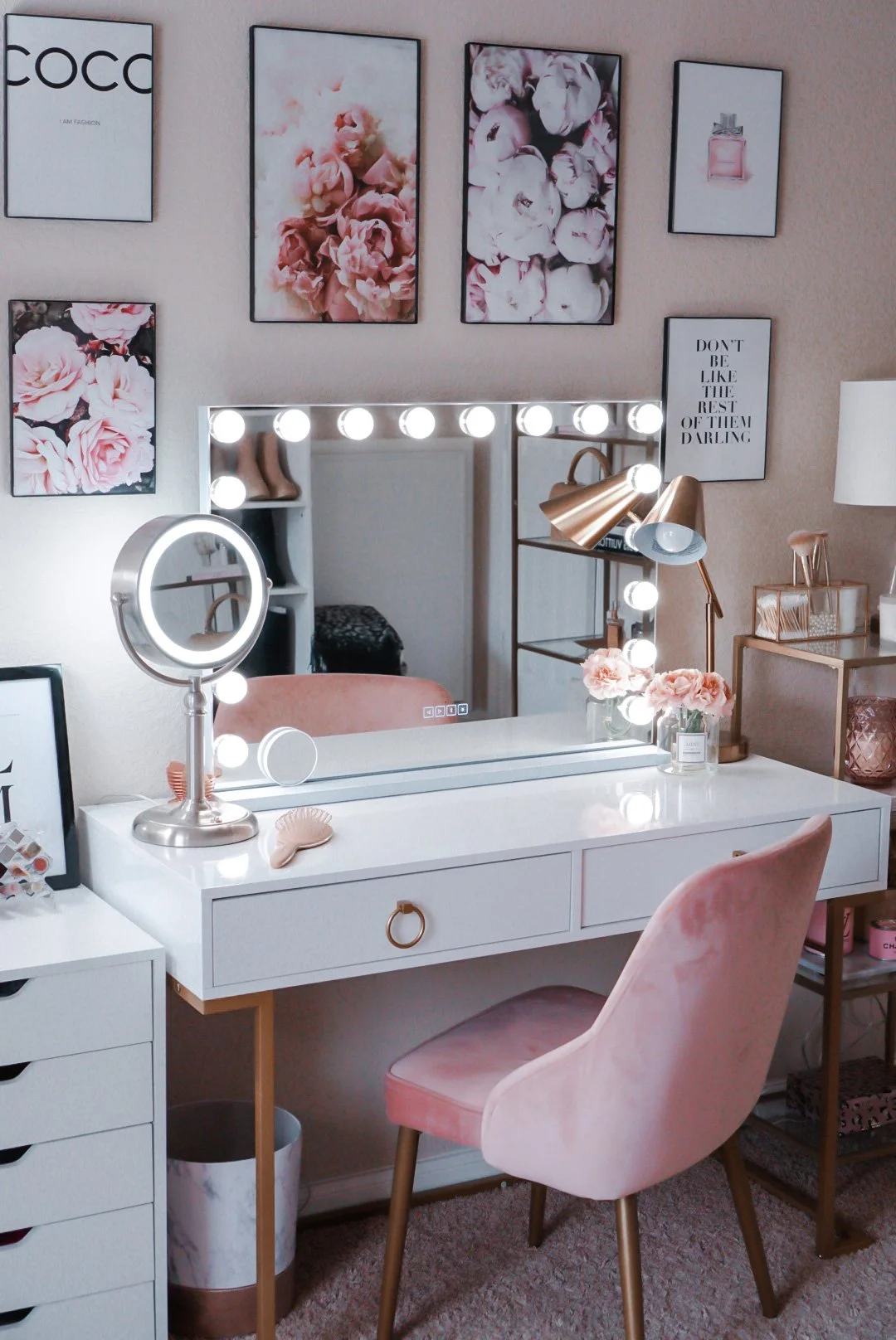 How I Styled My Vanity (Beauty Room) on a Budget