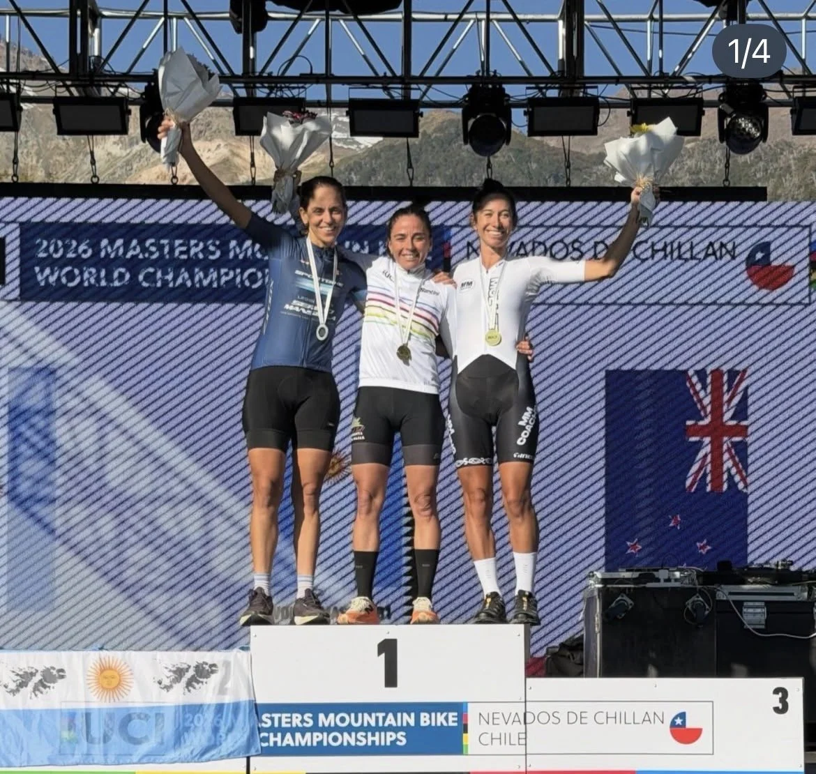 Mary Ann Moller, 3rd Place, World Masters XCO Champs 