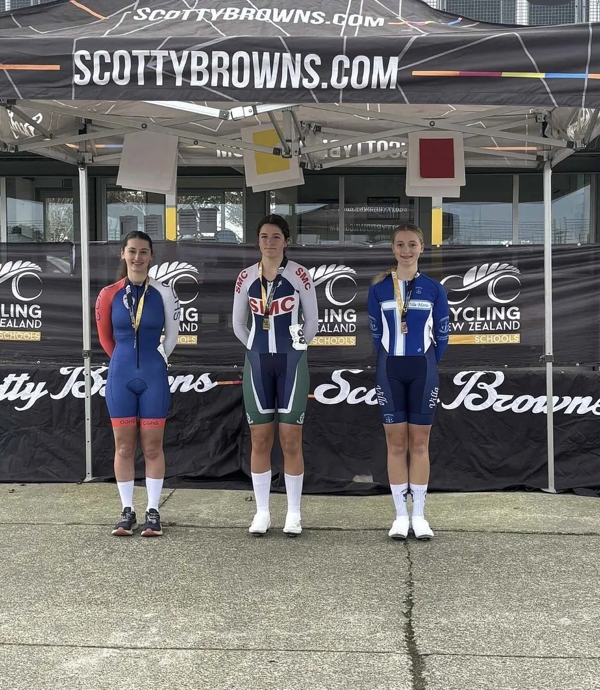 Eva Reed, 3rd Place, Road race and Time Trial, South Island Schools Champs