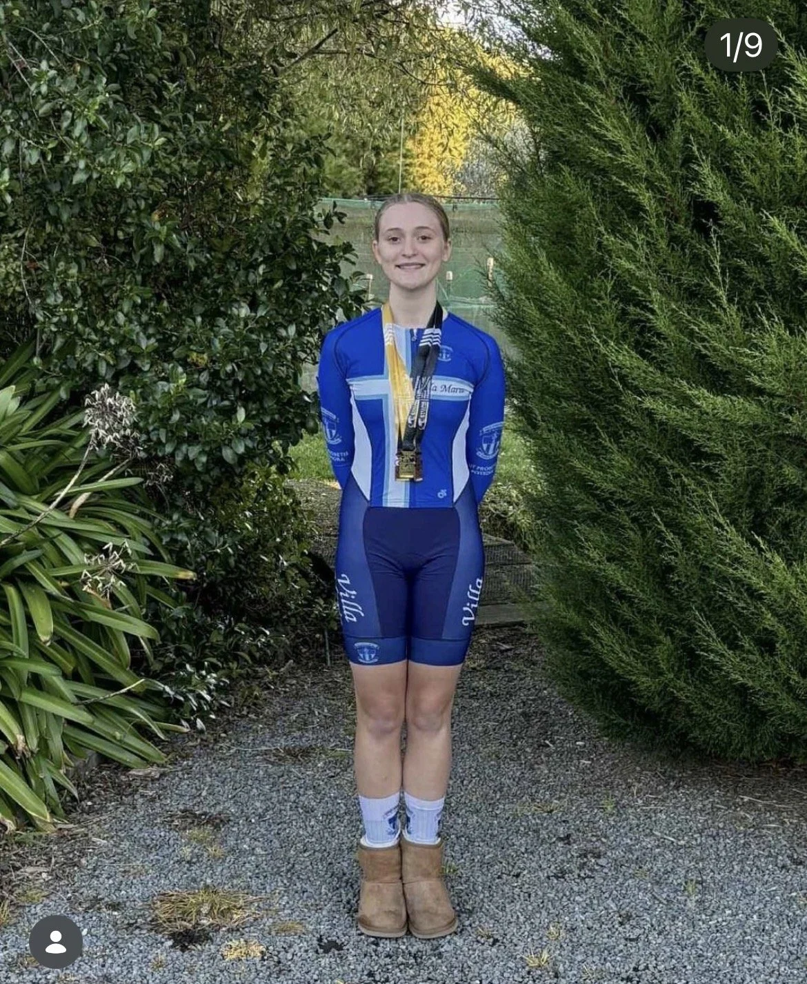 Eva Reed, Winner U16 Grade Overall, Canterbury Schools cycling 