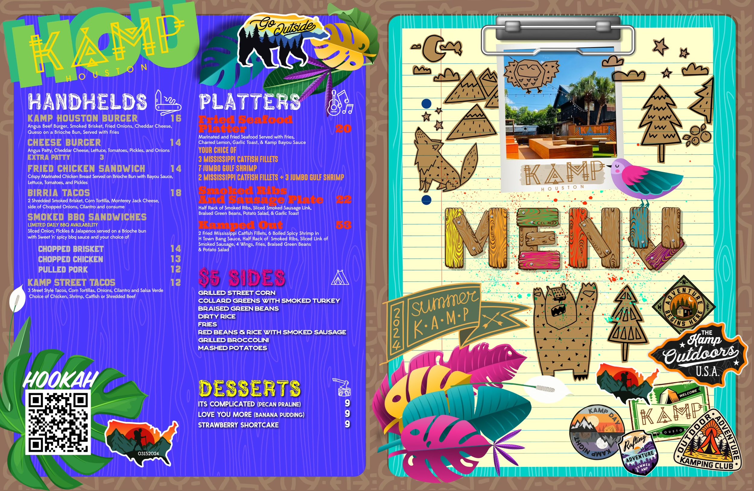 Menu — KAMP HOUSTON
