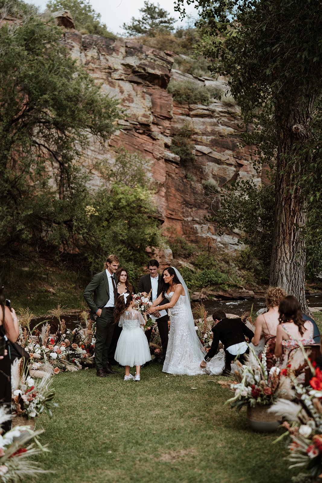 Plume&Furrow-Wedding-Florist-Jess&Jonny-BasecampVisual-Planet-Bluegrass-August-Colorado-Bride-Groom-Ceremony-Flower-Girls.jpg