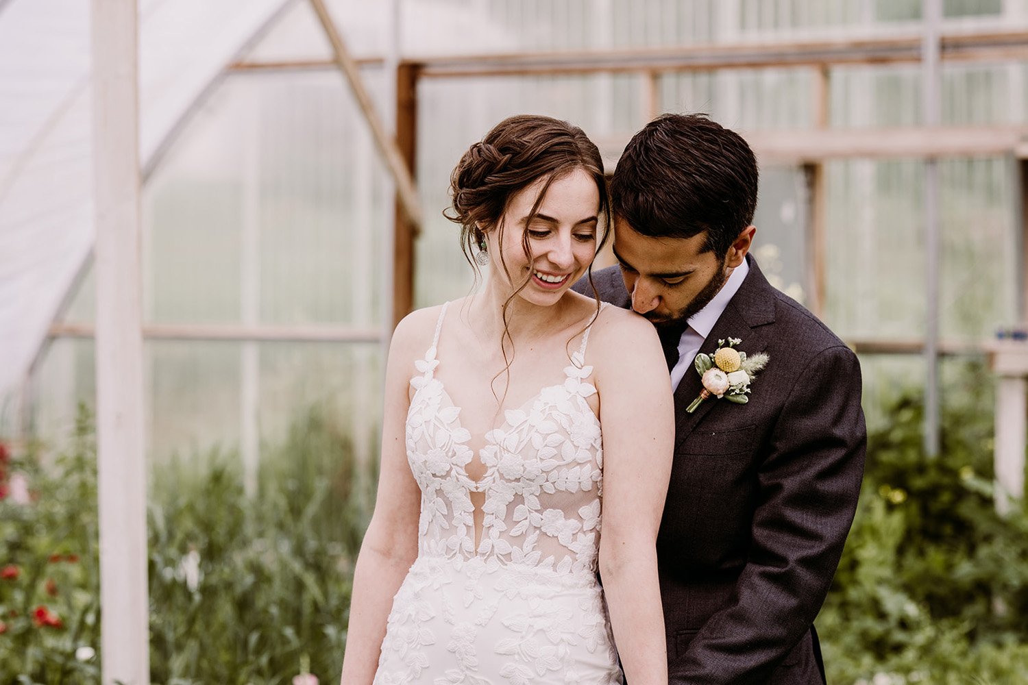 Plume&Furrow-Wedding-Florist-Annie&Alex-Lyons-Farmette-Colorado-TaylerCarlisle-first-look-bride-groom-greenhouse.jpg