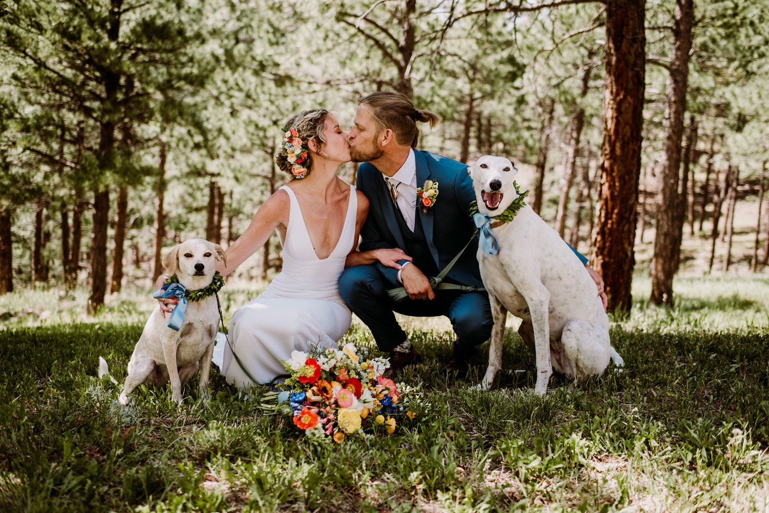 Plume&Furrow-Wedding-Florist-Talie&Forrest-Boulder-County-Colorado-TaylerCarlisle-bride-groom-dog-flowers.jpg