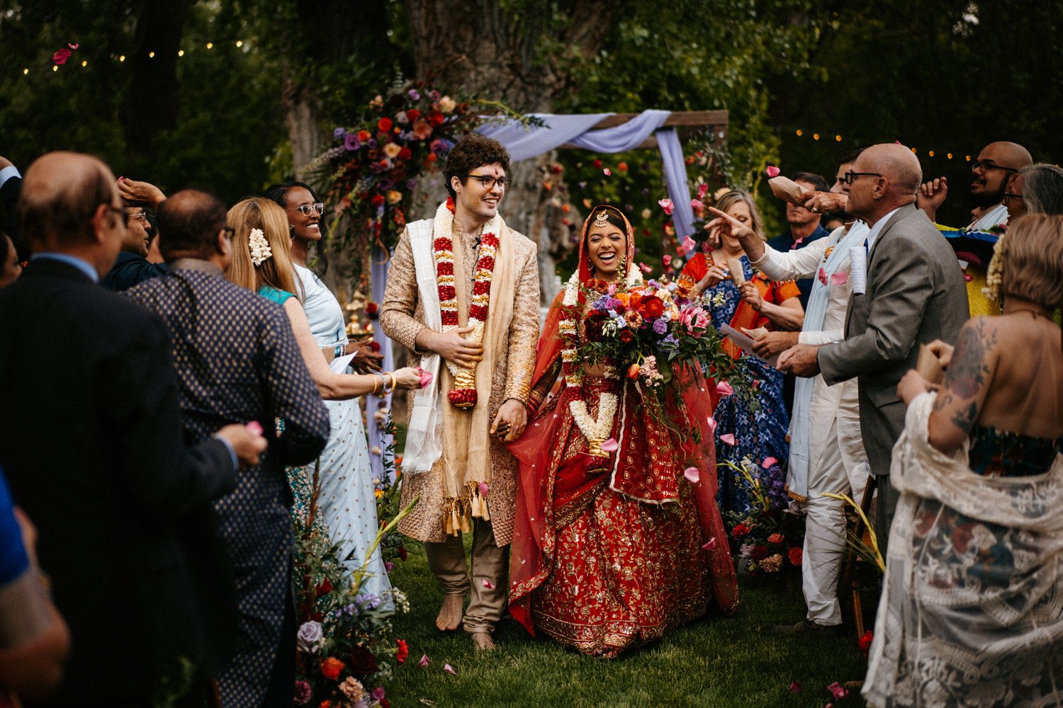 Plume&Furrow-Colorado-Wedding-Florist-Priya&Andrew-MalloryMunsenPhoto-Lyons-Farmette-May-just-married-aisle-decor.jpg