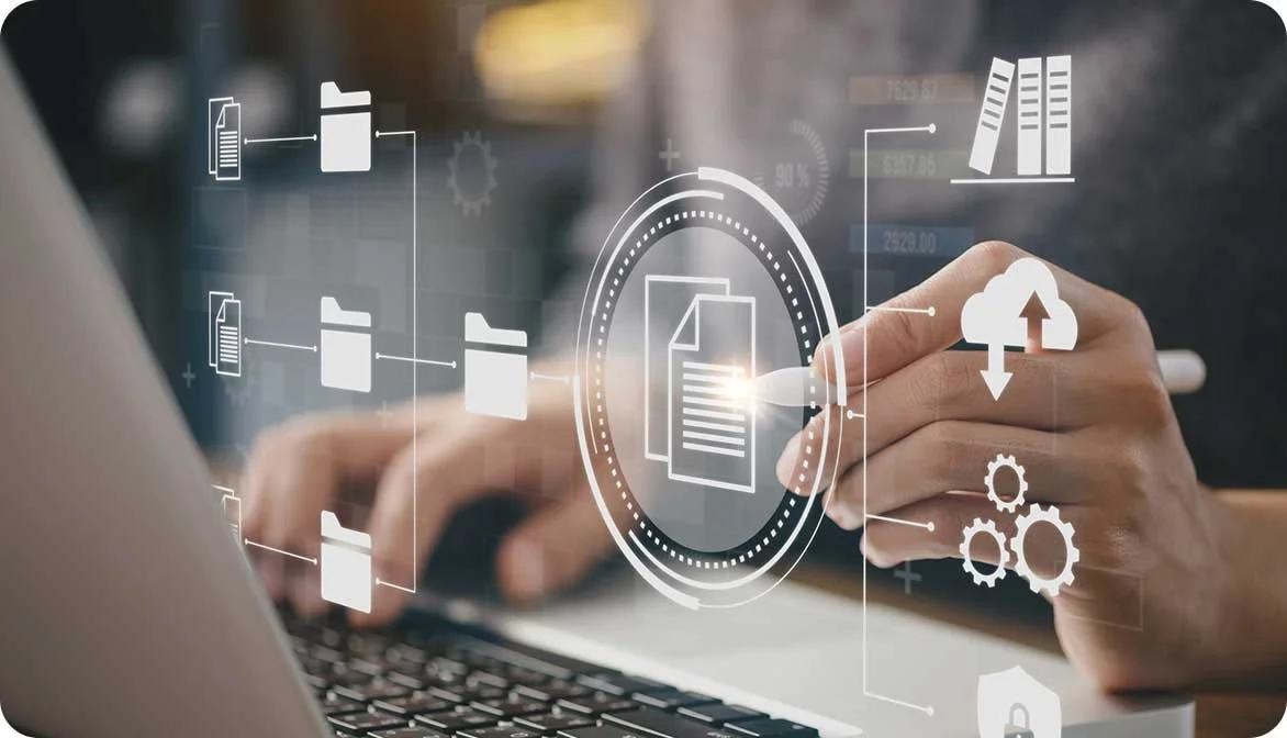 Digital concept of a unified channel manager platform.