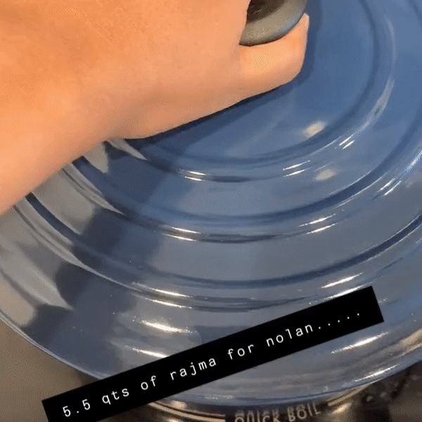 nolan is a true rajma lover!