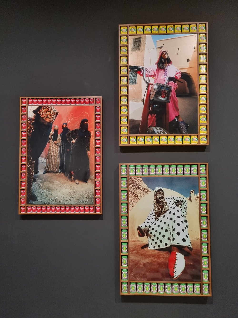 Ha Hna / Rider in Pink / White Dotted Stance, Hassan Hajjaj, 2000 - 2002