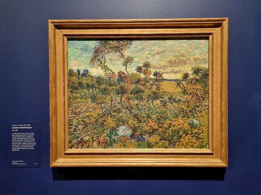 Sunset at Montmajour, Vincent van Gogh, 1888