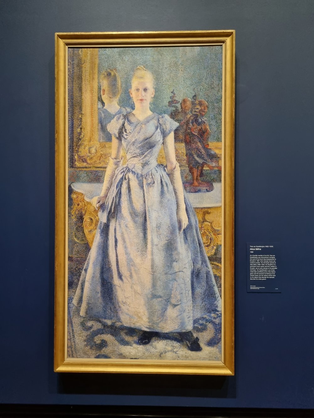 Portrait of Alice Sethe, Théo van Rysselberghe, 1888