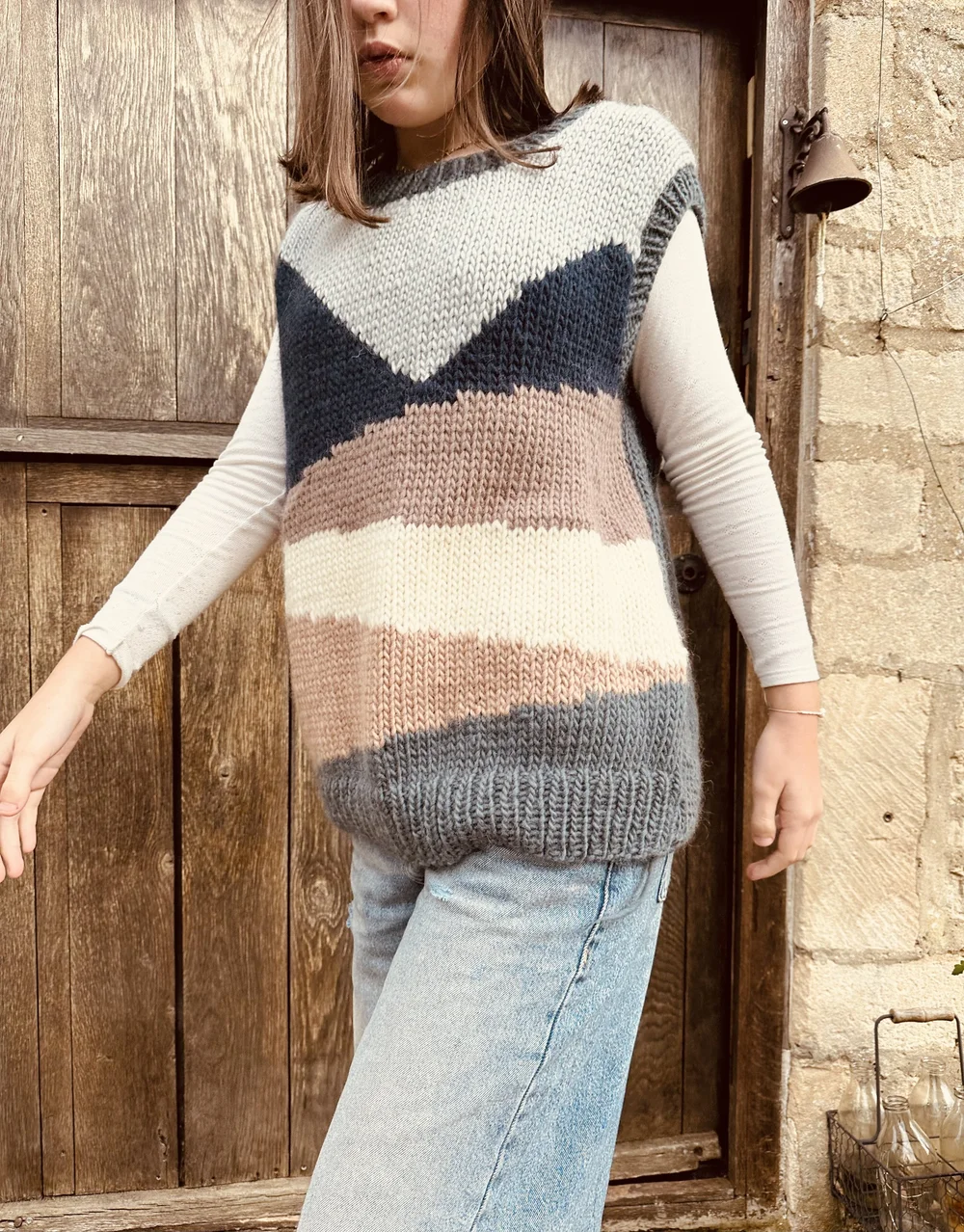 Scenic Sweater Vest — Sandie Gardiner Illustration