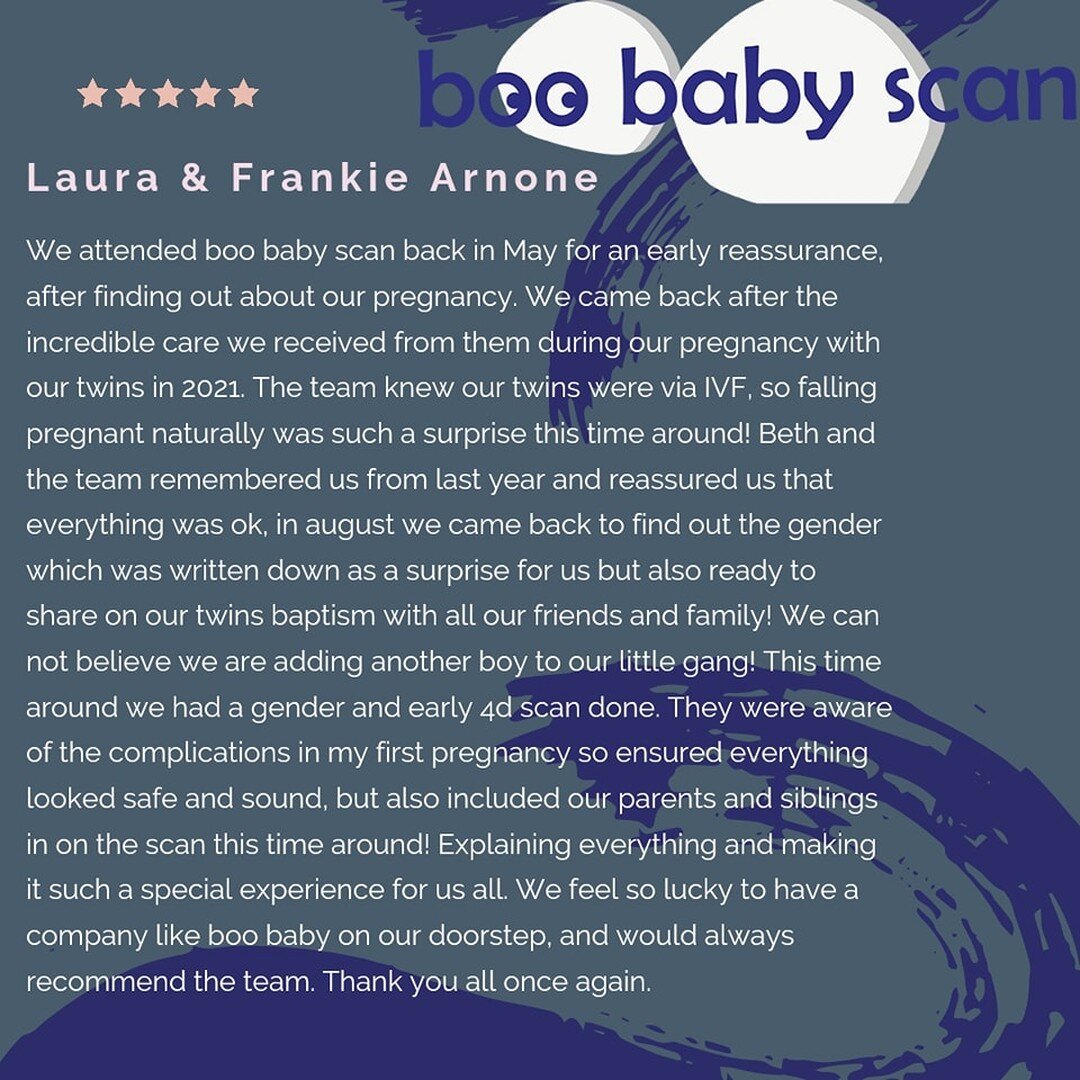 A wonderful review from one of our returning parents, who have come back to us for their second pregnancy 🥰

Thanks so much Laura and Frankie, we can't wait to see you again in your pregnancy journey! 💜👶

 #bishopsstortfordbusiness #cm22 #bishopss