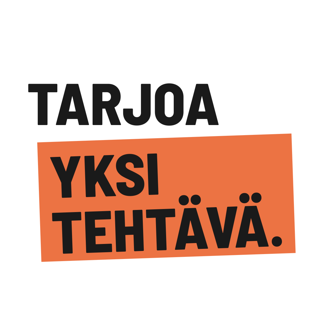 Tarjoa yksi tehtävä