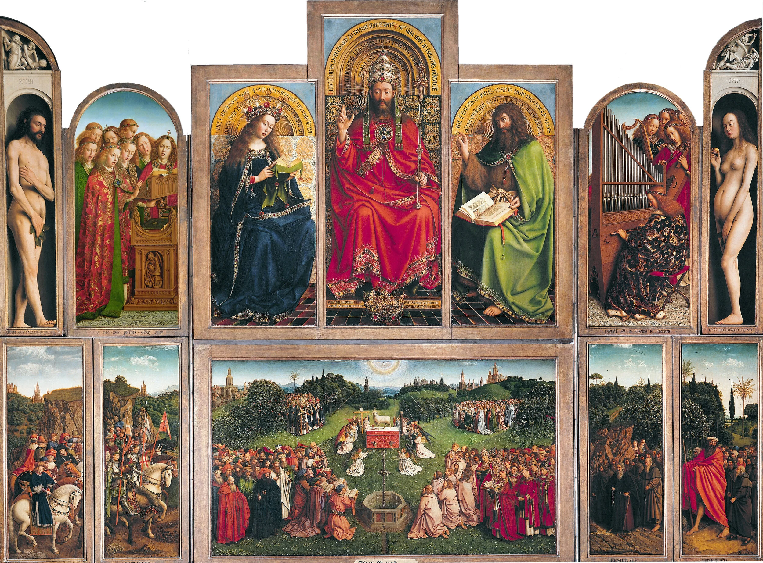 Lam Gods, een polyptiek, Gebr. Van Eyck (1390-1441)