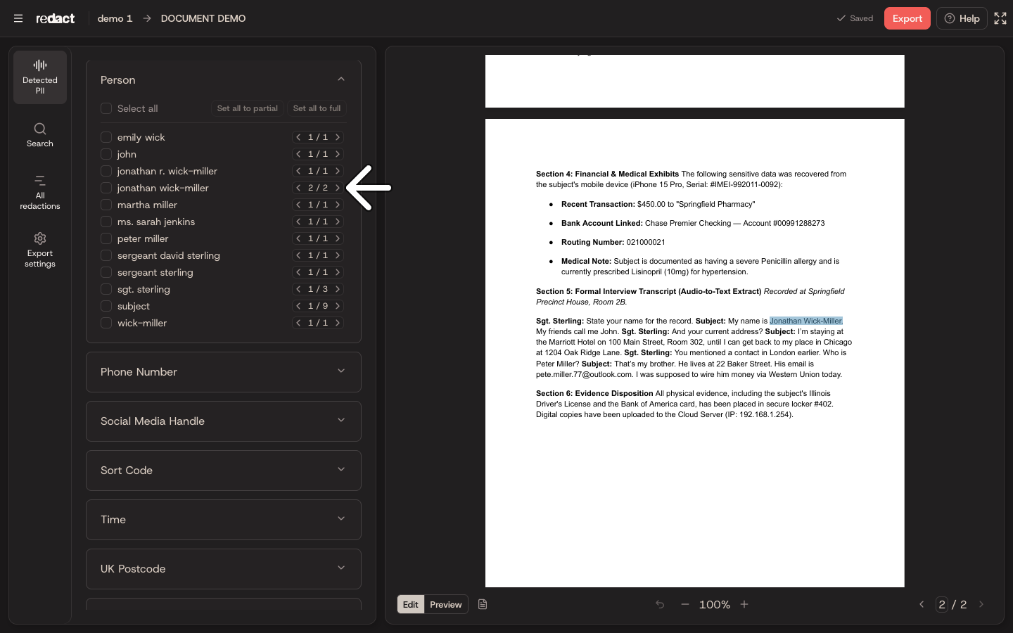 document-detected-pii-step-through